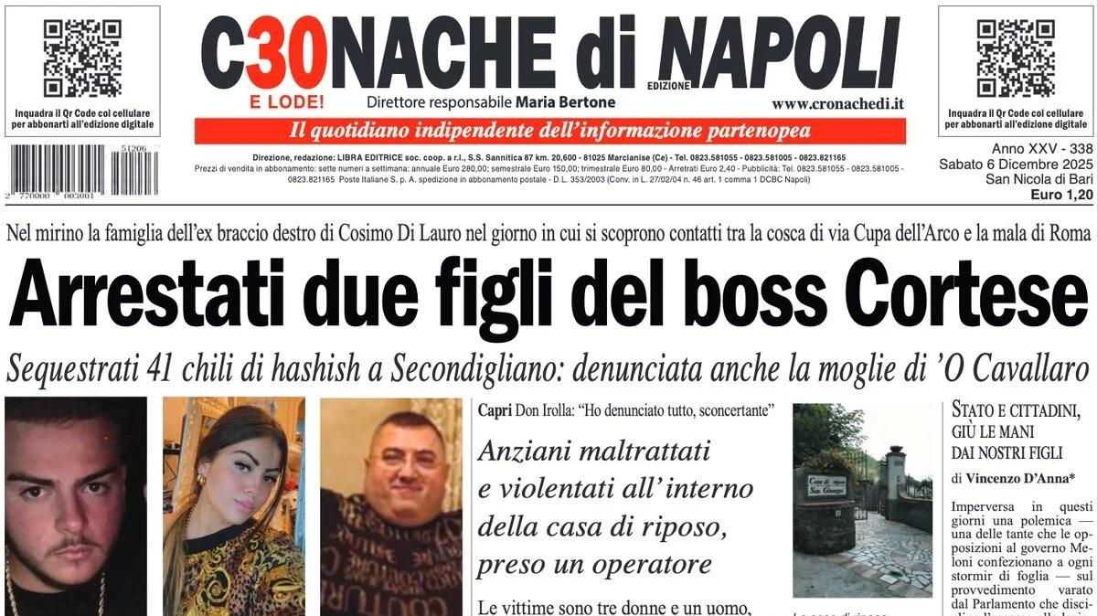 Cronache di Napoli: "Napoli-Juve, crocevia verso lo Scudetto. Conte vuole chiudere l'anno imbattuto in casa"