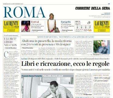 PRIMA PAGINA - Corriere di Roma: "Milik e Kumbulla, si cambia pagina"