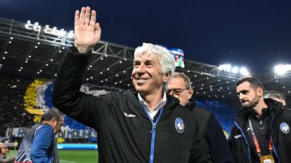 Atalanta, Gasperini sorride alla Rai: “Napoli? Va bene… buonasera a tutti”