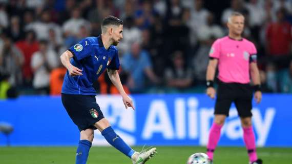 Jorginho: "Rigore sbagliato? Per fortuna che abbiamo quel fenomeno di Donnarumma"