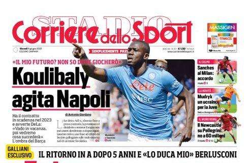 PRIMA PAGINA - CdS Campania: "Koulibaly agita Napoli"