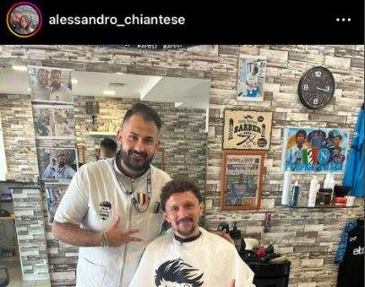 FOTO - Mario Rui realizza il sogno di un barbiere: ecco il suo nuovo look