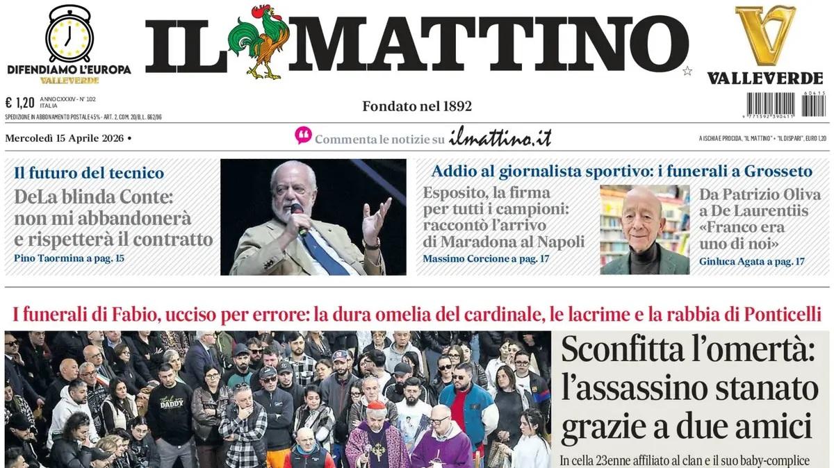 Il Mattino: "ADL blinda Conte: non mi abbandonerà e rispetterà il contratto"