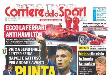 PRIMA PAGINA - CdS - L'Inter sfida il Napoli: "Conte punta la Juve"