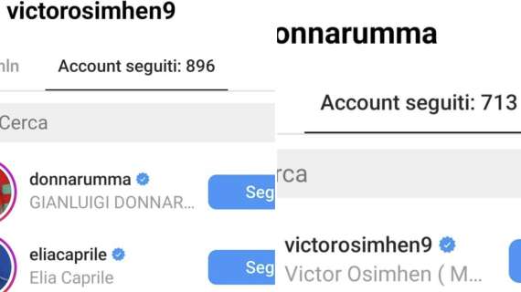 Osimhen-PSG, spunta l'indizio di mercato sui social: follow ricambiato con Donnarumma