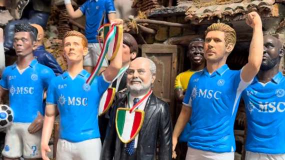 De Bruyne è già a Napoli…sul presepe: statuetta a San Gregorio Armeno