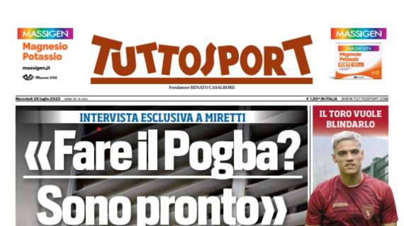 PRIMA PAGINA Tuttosport: “Ricci, nuovo patto con Cairo”