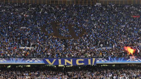 Calo degli spettatori allo stadio, Napoli secondo per media-spettatori nei match casalinghi