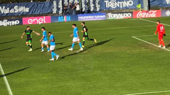 Napoli-Catanzaro 2-1 (Raspadori 5', Lucca (R) 7', Iemmello 48'): prima vittoria stagionale per gli azzurri