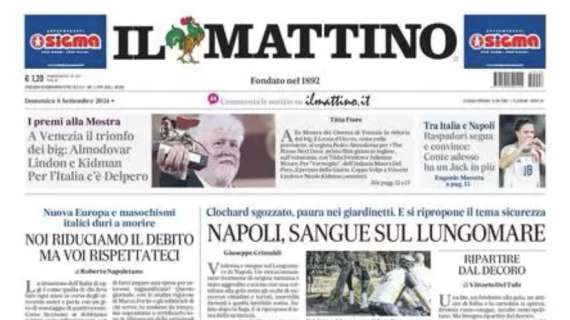 Il Mattino: "Raspadori segna e convince: Conte ora ha un Jack in più"