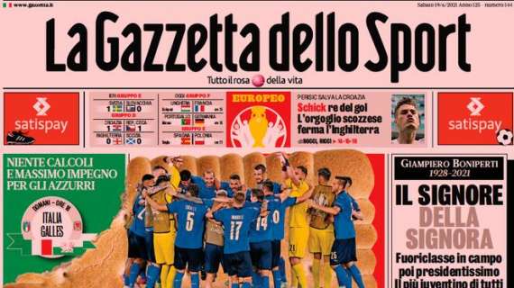 PRIMA PAGINA - L'apertura della Gazzetta: "Il biscotto non ci piace"