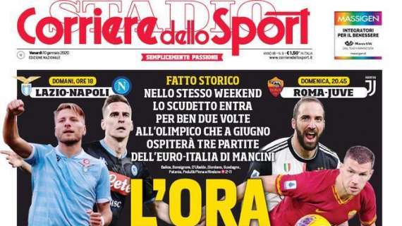 PRIMA PAGINA - CdS annuncia: "Il Napoli fa il bis, ecco Lobotka dopo Demme"