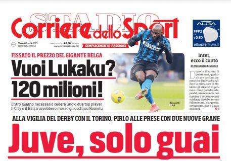 PRIMA PAGINA - Corriere dello Sport: “Il Napoli in ansia per Zielinski”