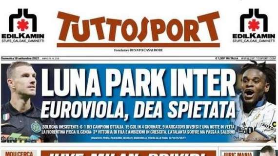 PRIMA PAGINA - Tuttosport tra Juve-Milan e rinnovo: "Dybala, firma tu!"