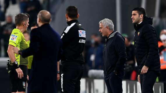 Roma, Mourinho a DAZN: "Dare solo 3' di recupero dimostra un'intenzione"