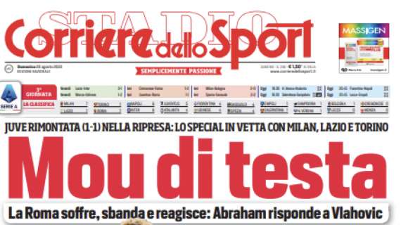 PRIMA PAGINA - Cds apre con le parole di Spalletti: “Ronaldo, bello e difficile”
