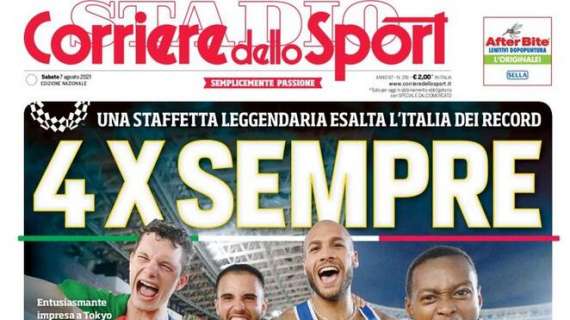 PRIMA PAGINA - Corriere dello Sport: "4 x sempre"