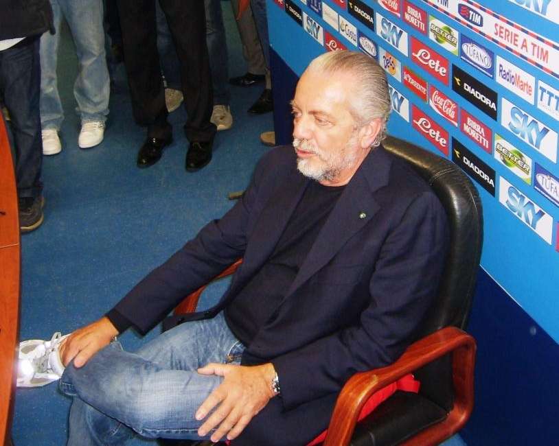 De Laurentiis: "Lucarelli ha rifiutato la Fiorentina, l'azzurro è vincente"