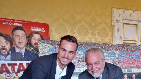 FOTO - Arriva anche il tweet di De Laurentiis: "Benvenuto Fabian!"