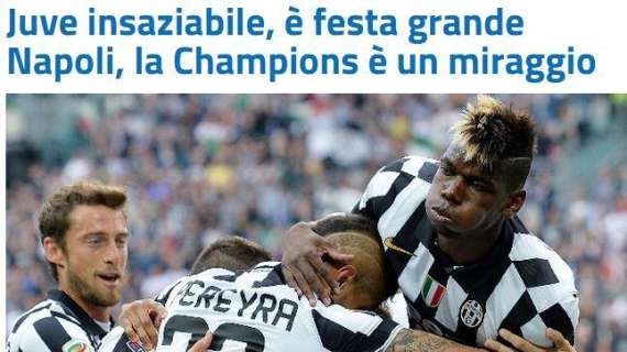 FOTO - L'analisi di Sportmediaset: "Juve insaziabile. Napoli, la Champions è un miraggio"