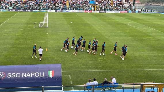 Cominciato l'allenamento pomeridiano a Castel di Sangro: out tre azzurri