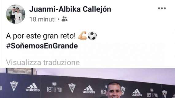 FOTO - Nuova avventura per il fratello di Callejon: ha firmato per il Marbella