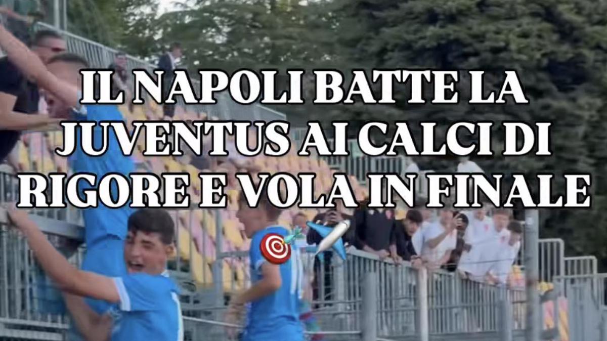Napoli Under 14 in finale Scudetto! Battuta la Juventus ai rigori, sfiderà il Parma