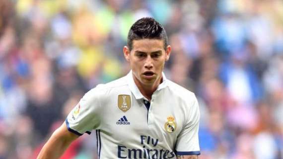UFFICIALE - Real Madrid, James convocato per l'esordio col Celta: è il sesto centrocampista