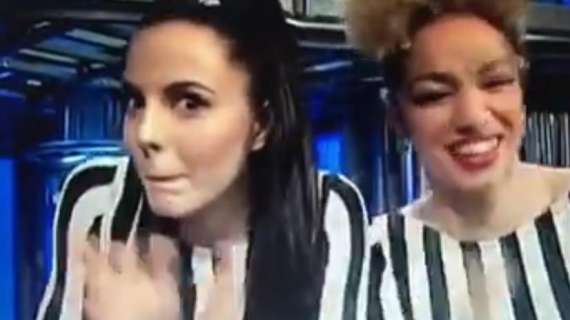 VIDEO - Applausi alla Juve durante Striscia, ma la velina mora si ribella: "Forza Napoli!"