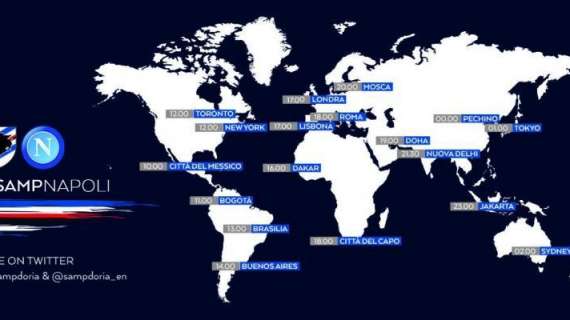 FOTO - Sampdoria-Napoli visibile in tutto il mondo: ecco come guardare il match all'estero