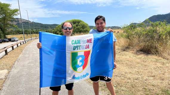 FOTO - I tifosi azzurri sono già in Abruzzo per il ritiro: l'attesa a Rivisondoli