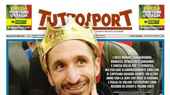 PRIMA PAGINA - Tuttosport - "Oltraggio al re"
