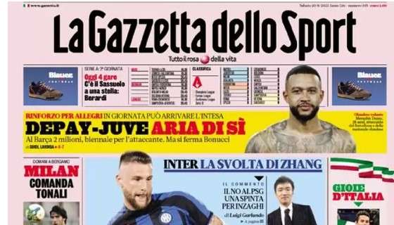 PRIMA PAGINA - La Gazzetta dello Sport: "Skriniar resta qui"