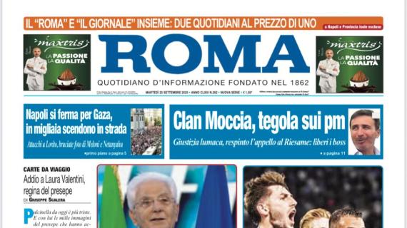 Il Roma: "Il Napoli scappa, ma che fatica"