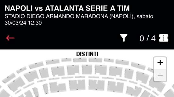 FOTO - Napoli-Atalanta, Maradona quasi sold-out: biglietti disponibili solo per le Tribune