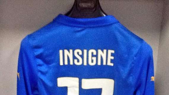 FOTO - Ecco la maglia di Insigne per la sfida alla Spagna: il Magnifico vestirà il 17