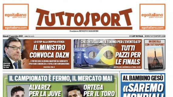 PRIMA PAGINA - Tuttosport: "Scatenati!"