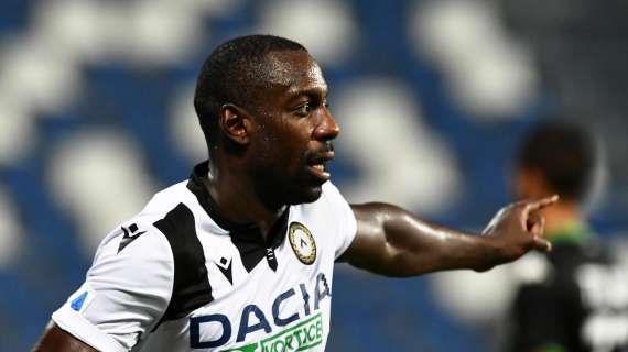 Guizzo di Okaka: l'Udinese accorcia al primo tiro