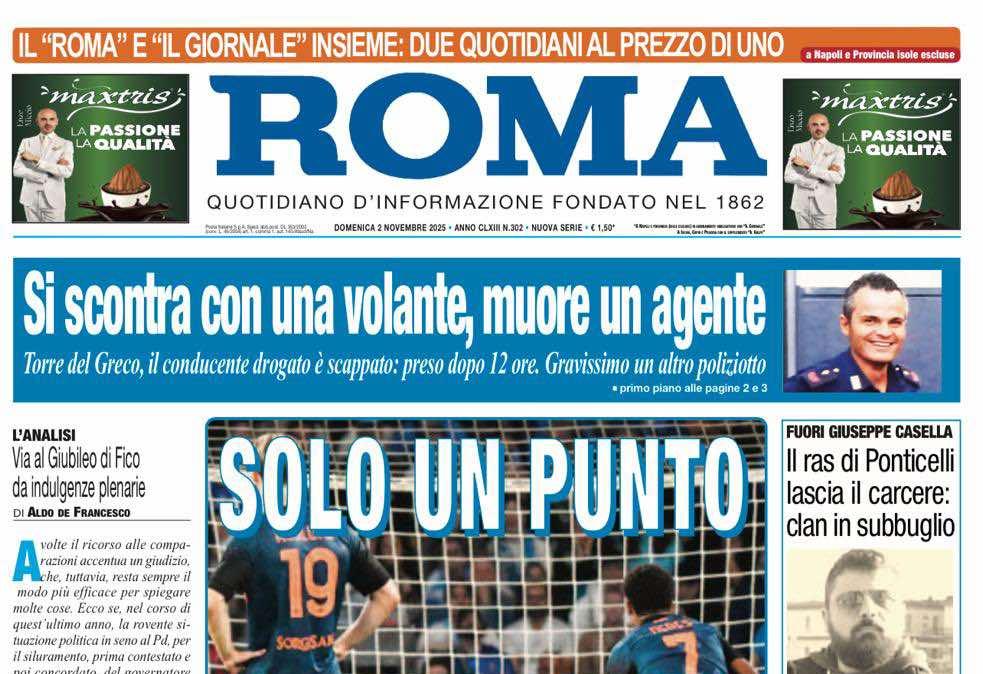 Il Roma: "Solo un punto"