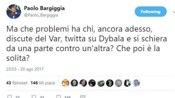 Pistocchi risponde a Bargiggia: "VAR e Dybala? Problemi sono di chi era ultras della Juve..."