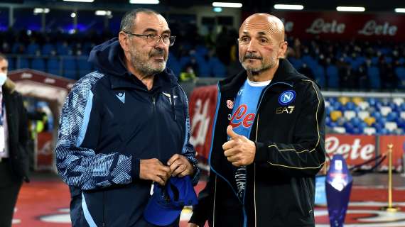Lazio-Napoli, i precedenti: en plein all'Olimpico con Sarri sulla panchina azzurra 