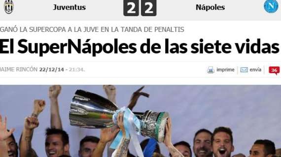 FOTO - Marca elogia gli azzurri: "E' un super Napoli dalle sette vite"