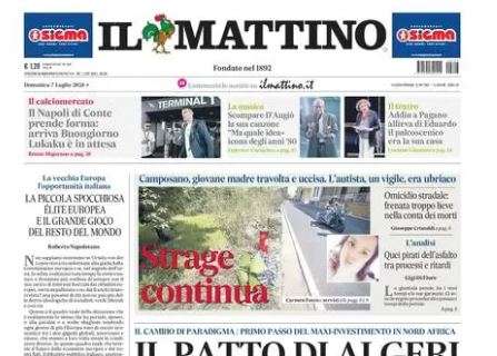 Il Mattino: "Il Napoli di Conte prende forma: arriva Buongiorno, Lukaku è in attesa"