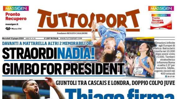 Tuttosport sulla Juve: “Thiago firma. Botto Douglas”