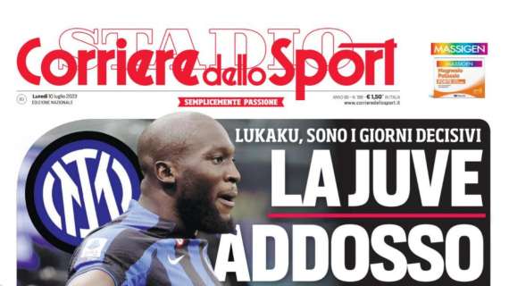 PRIMA PAGINA - Corriere dello Sport: "Napoli, la nave dei campioni"
