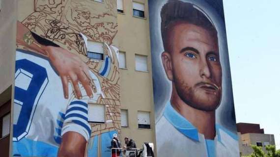 FOTO - Immobile diventa un murales, il napoletano Jorit firma l'opera a Roma