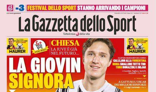 PRIMA PAGINA - Gazzetta: "Napoli, a Gattuso l'Oscar dei migliori rinforzi"