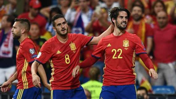 Isco strapazza l'Italia: Spagna sul 2-0 al 45', Insigne e gli azzurri mai in partita