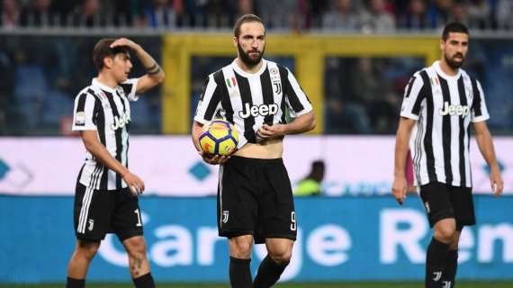 Juve, out Khedira ed Higuain: entrambi non compaiono nemmeno in panchina