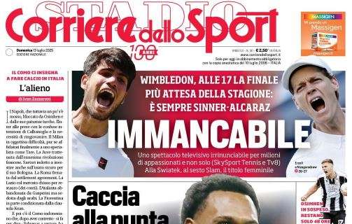 Corriere dello Sport di spalla: "Napoli, ultimatum per Lucca"
